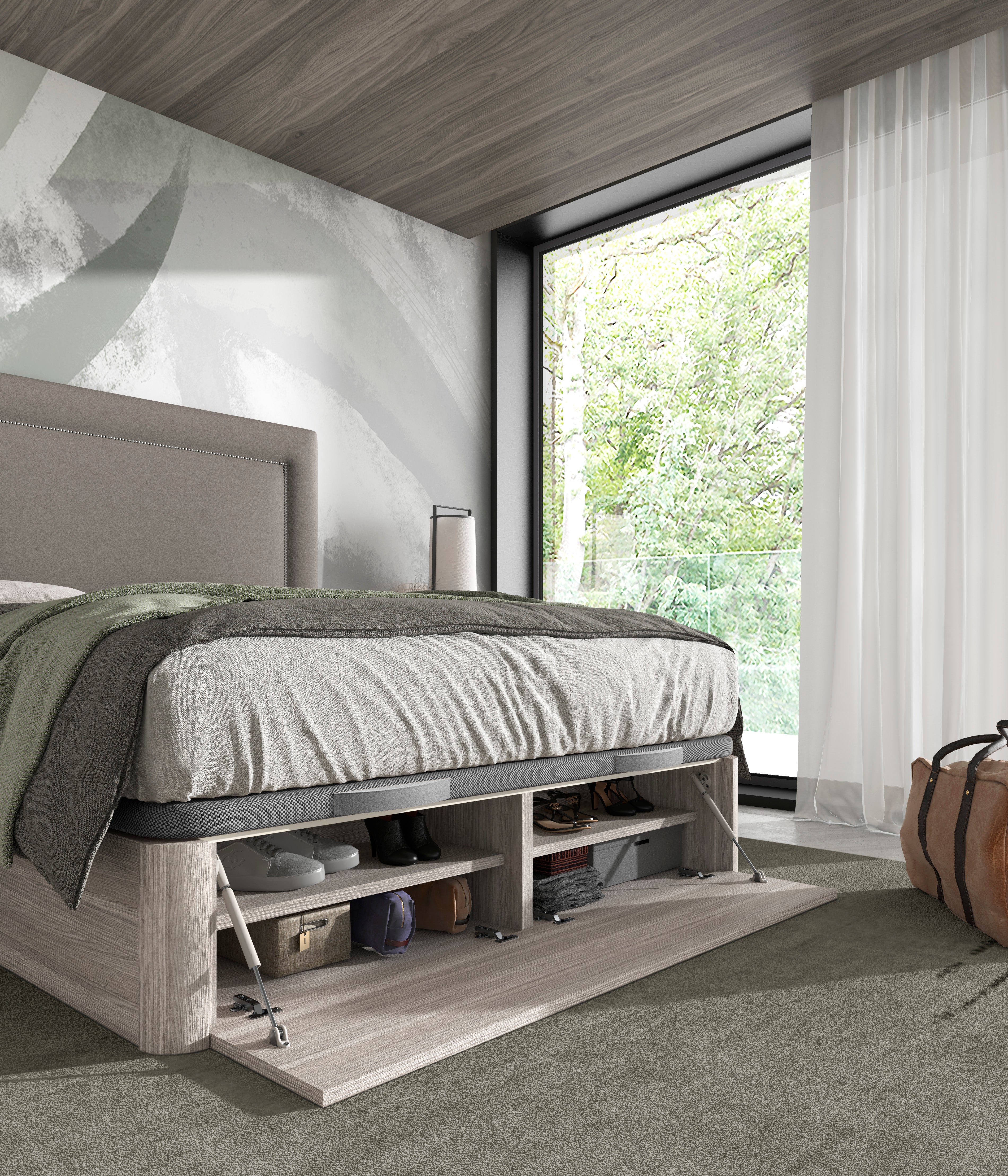 Cama Ibiza (Canapé + Colchón + Topper)