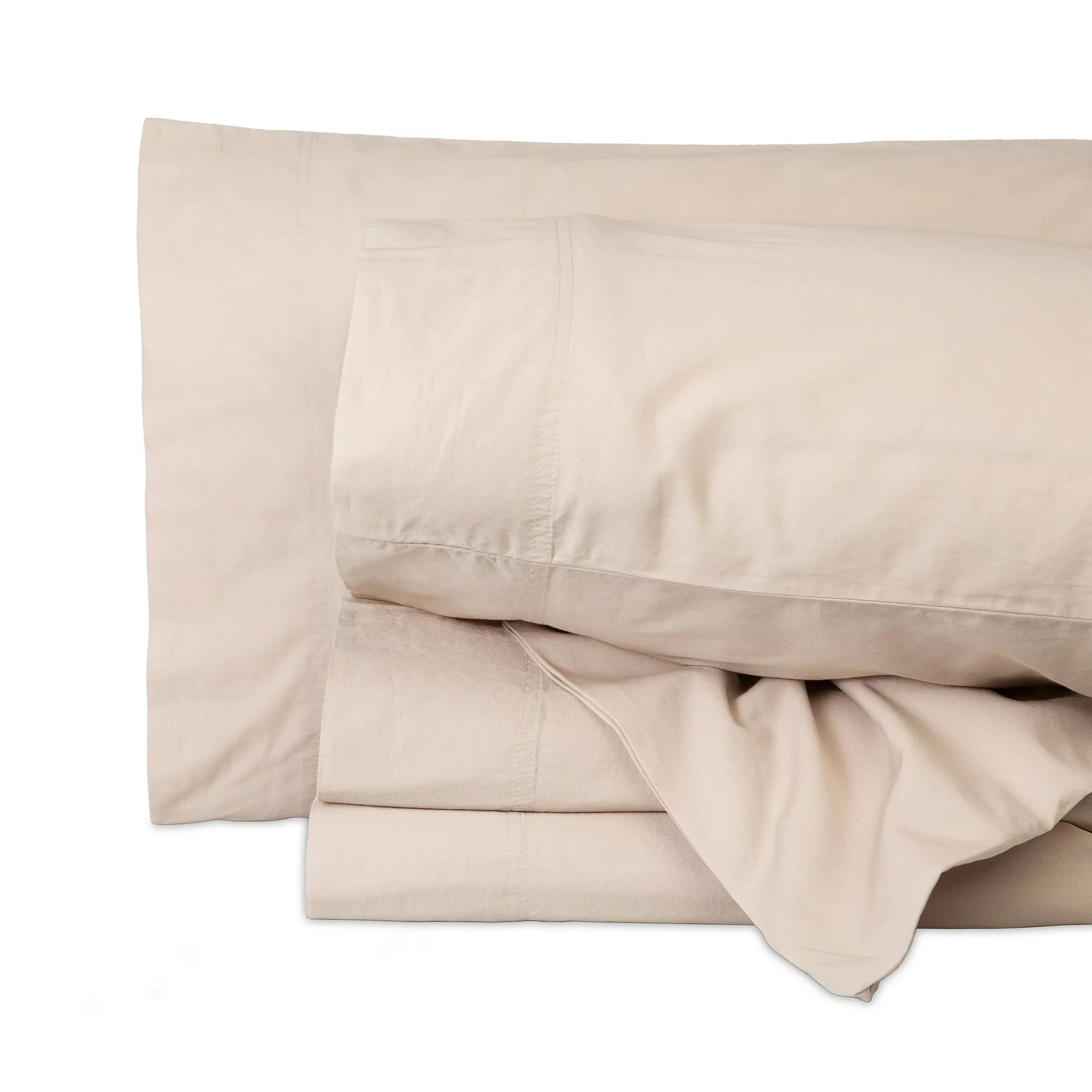 100 % Baumwolle 300h merzerisierter Satin (weiß, wählbar, natur)