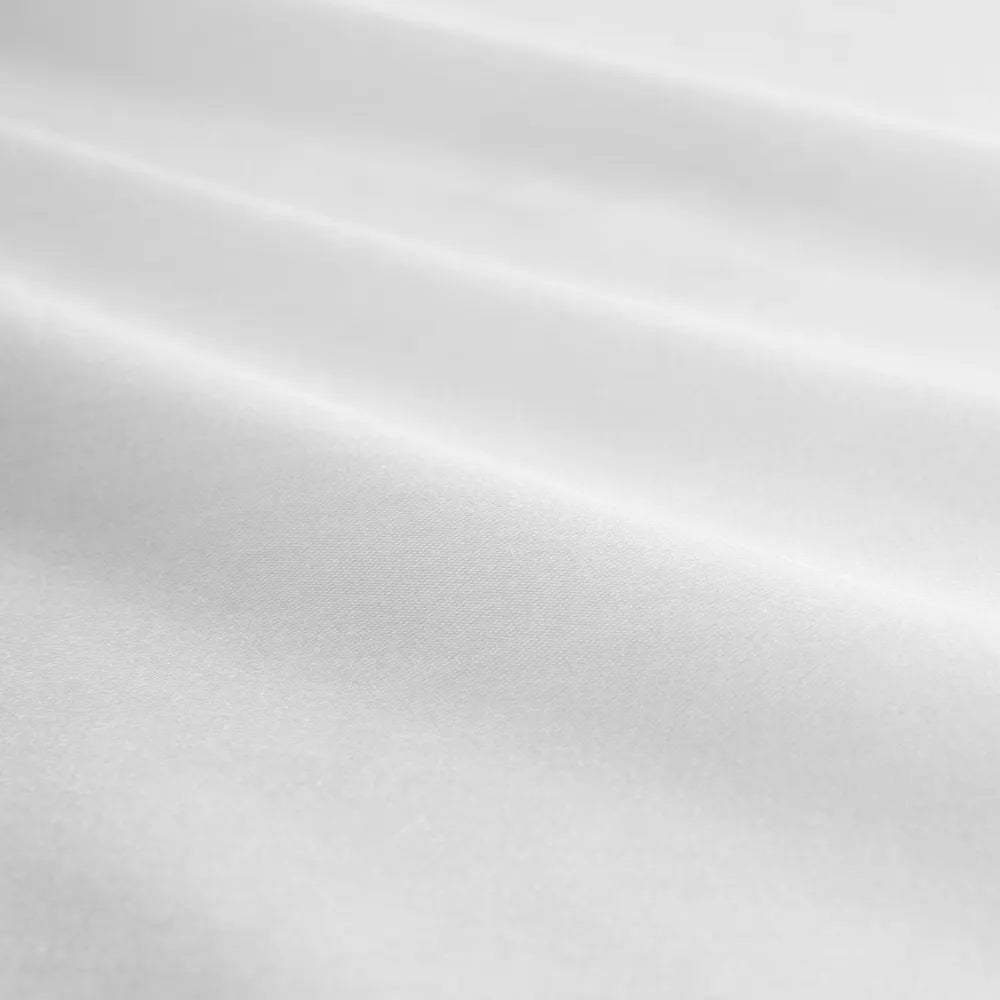 100 % Baumwolle 300h merzerisierter Satin (weiß, wählbar, natur)