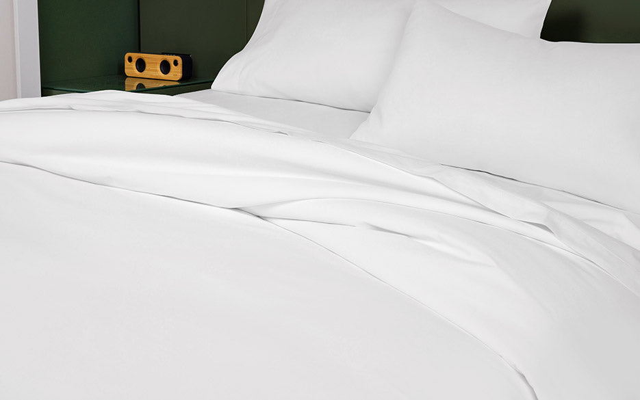 100 % Baumwolle 300h merzerisierter Satin (weiß, wählbar, natur)