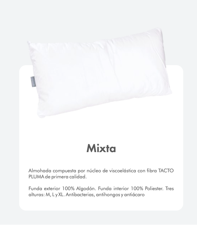 Mixed pillow